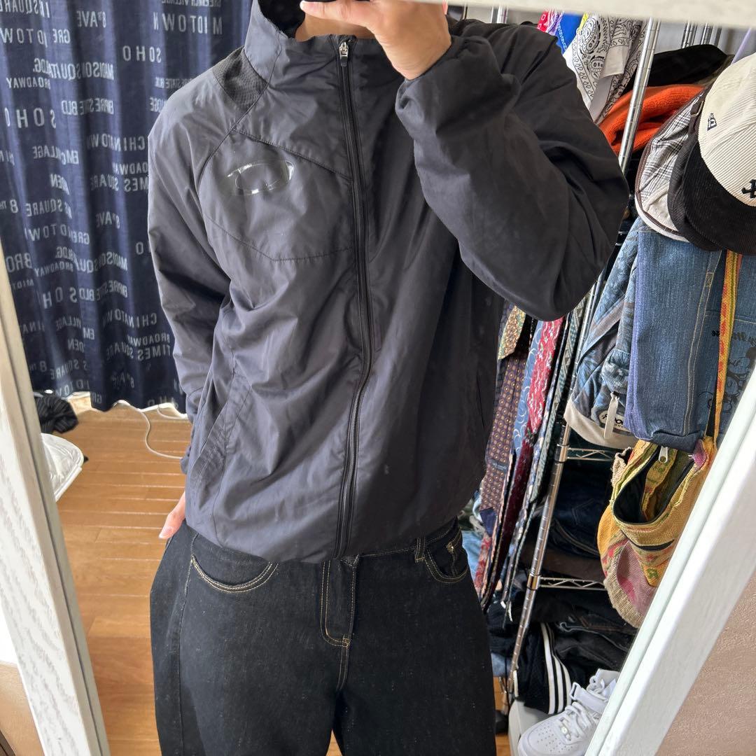 希少oakley 00s 短丈 ナイロンジャケット y2k ストリート テック