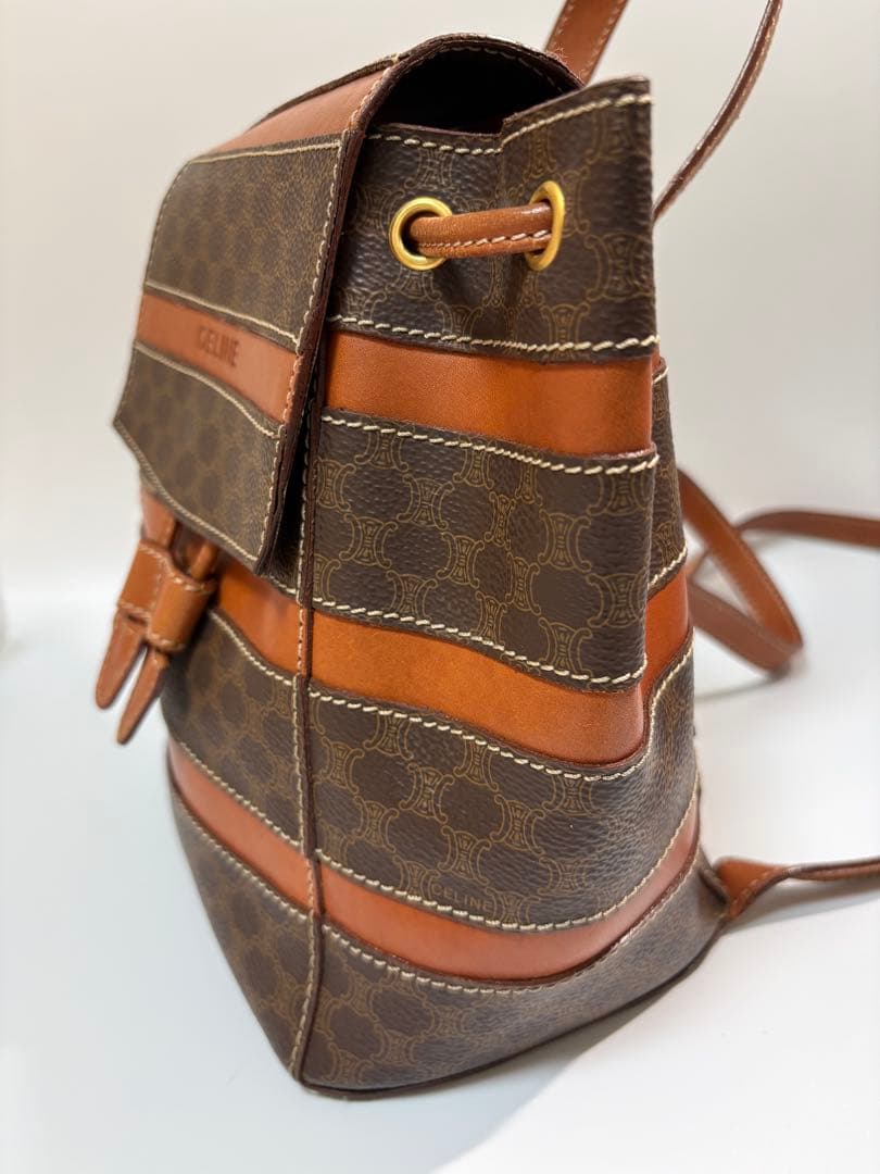 【美品】CELINE セリーヌ　マカダムミニリュック