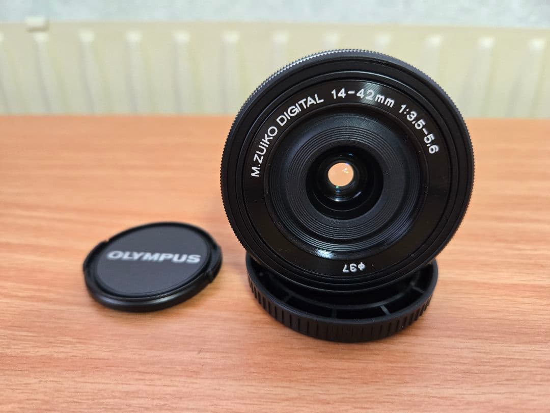 美品 オリンパス 14-42mm F3.5-5.6 EZ ブラック