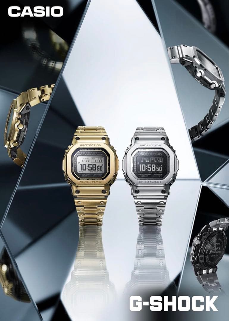 G-SHOCK フルメタル MIP液晶 GMW-BZ5000GD-9JFゴールド