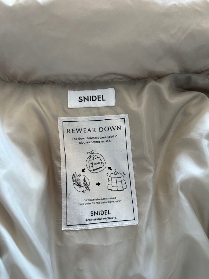 SNIDEL スナイデル SustainaミドルダウンSWFC215001