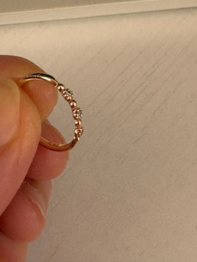 NOJESS　ダイヤモンドピンキーリング