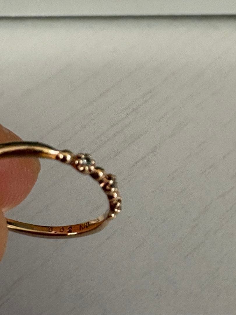 NOJESS　ダイヤモンドピンキーリング