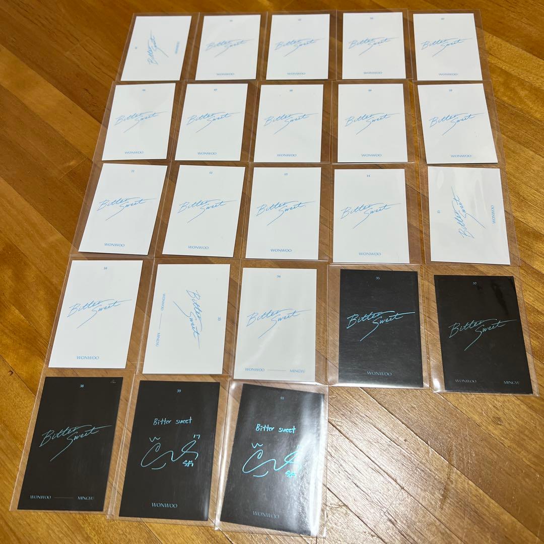 seventeen セブチ　ウォヌ　ビタスイ　bittersweet トレカ