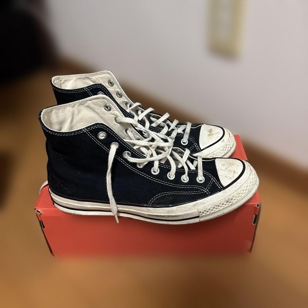 CONVERSE チャックテイラー ブラックハイカットCT70 28センチ