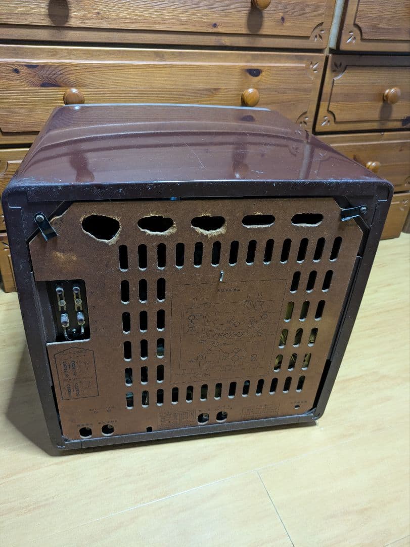 【最終値下げ】昭和レトロ　ナショナル真空管白黒テレビ