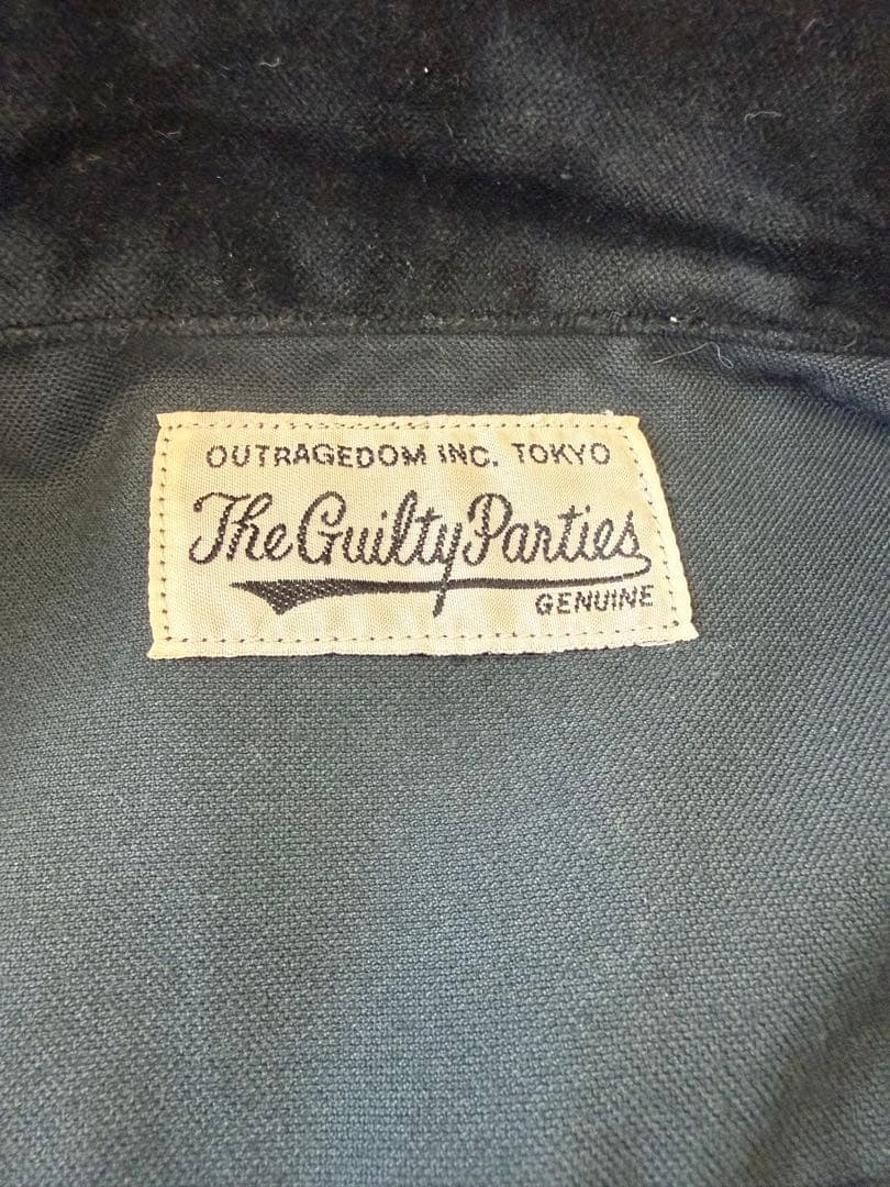 WACKOMARIA ブラック ベロアトラッカージャケット