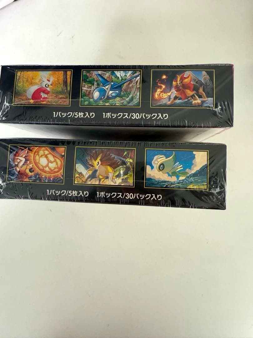 ポケモンカードゲーム　メガブレイブ・メガシンフォニア1BOXずつ　シュリンク付き