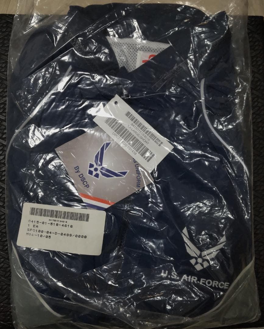 米空軍 USAF PTU トレーニング ジャケット (XXL/S)