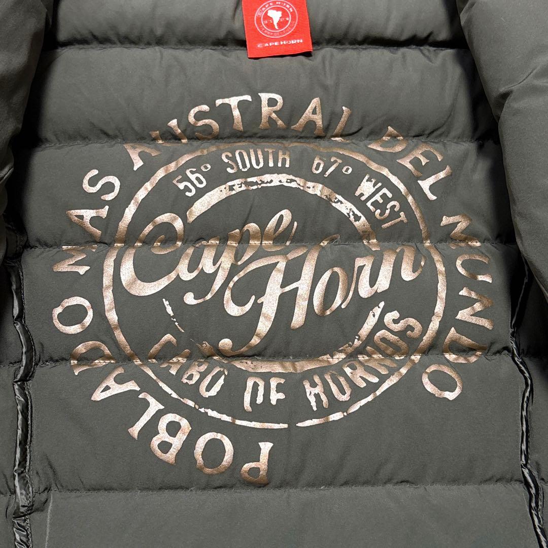 人気モデル✨ケープホーン サンタクルス ダウンコート ストレッチ カーキ 42