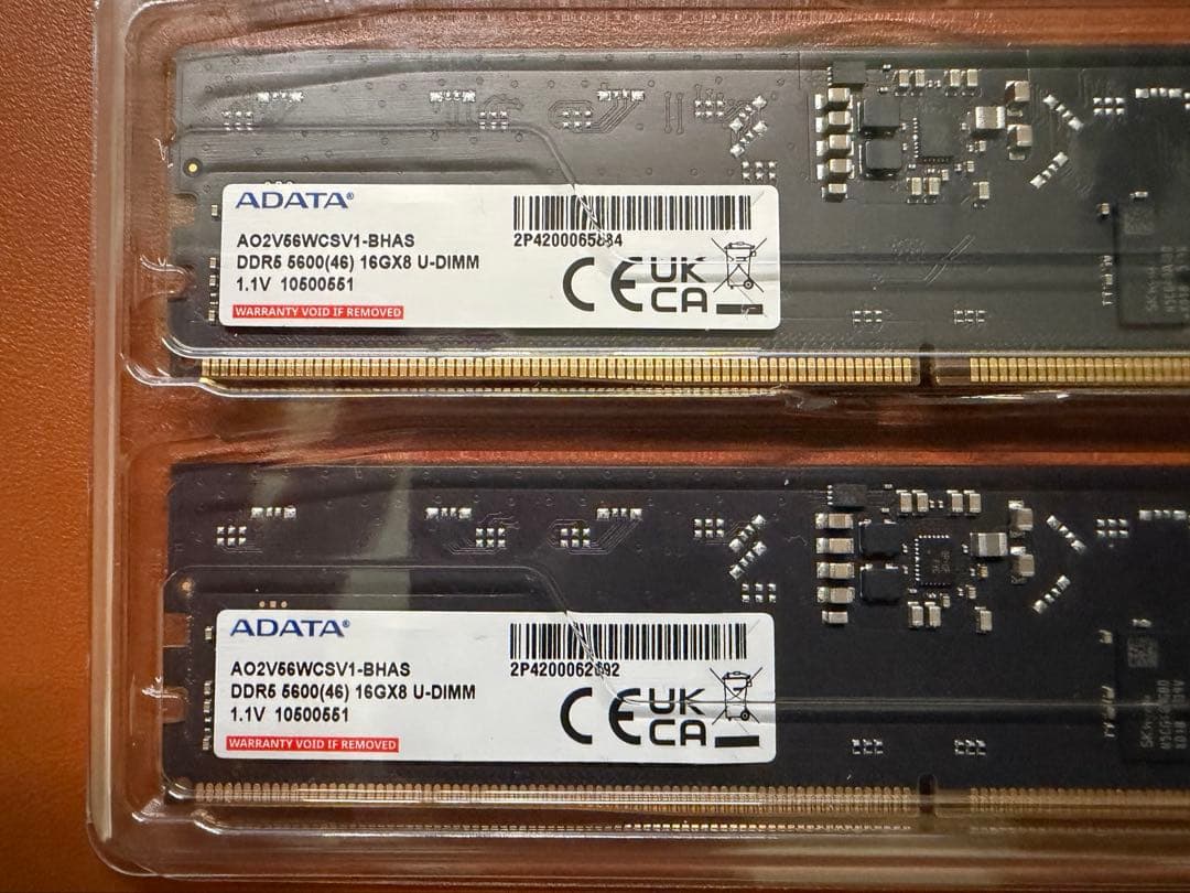 【早い者勝ち】DDR5-5600 32GB ADATA デスクトップ用