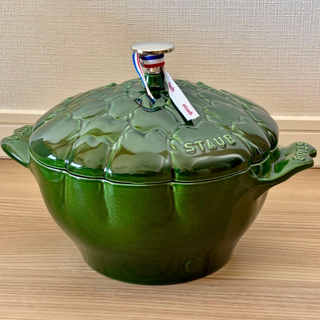STAUB ストウブ アーティチョークココット 22 バジル(廃盤)