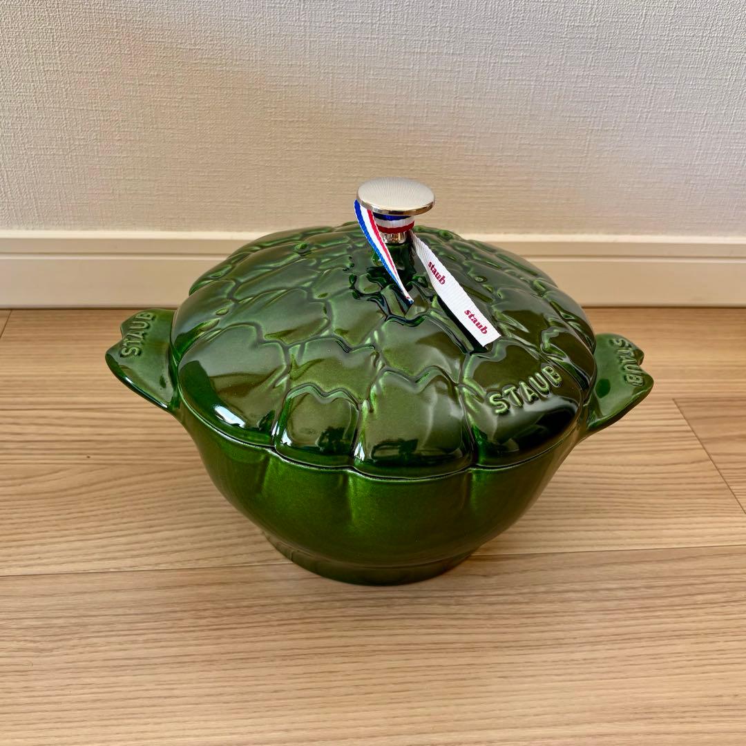 STAUB ストウブ アーティチョークココット 22 バジル(廃盤)