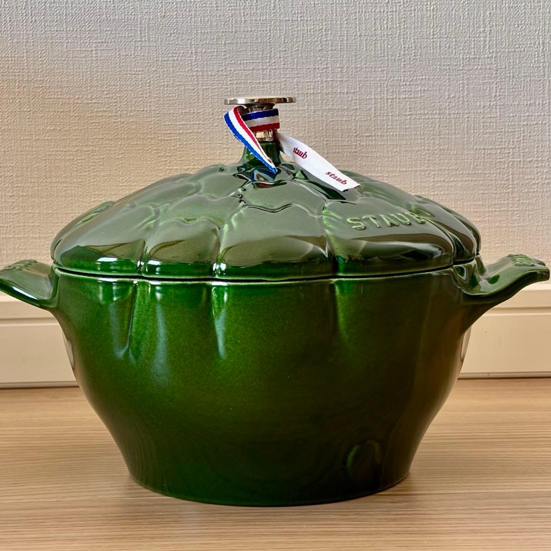 STAUB ストウブ アーティチョークココット 22 バジル(廃盤)