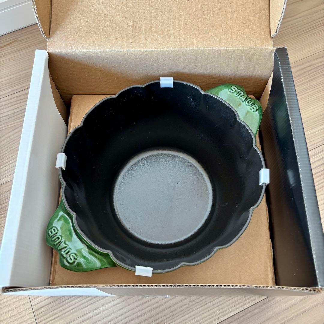 STAUB ストウブ アーティチョークココット 22 バジル(廃盤)