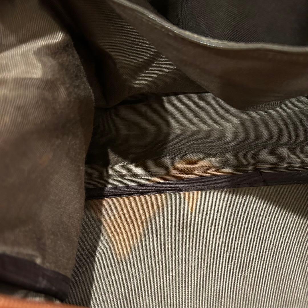 バレンシアガ BBロゴ レザー ゴルフボストンバッグ オレンジ