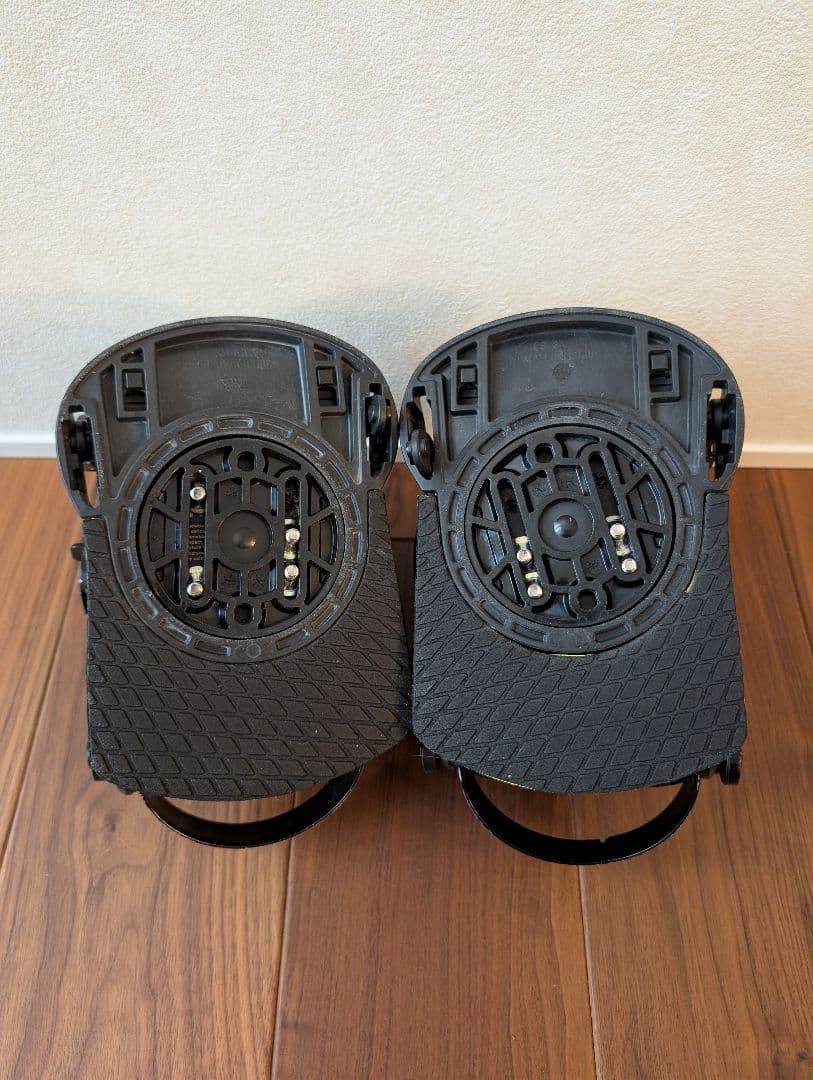 【キッズSサイズ】UNION スノーボードビンディング 黒/黄