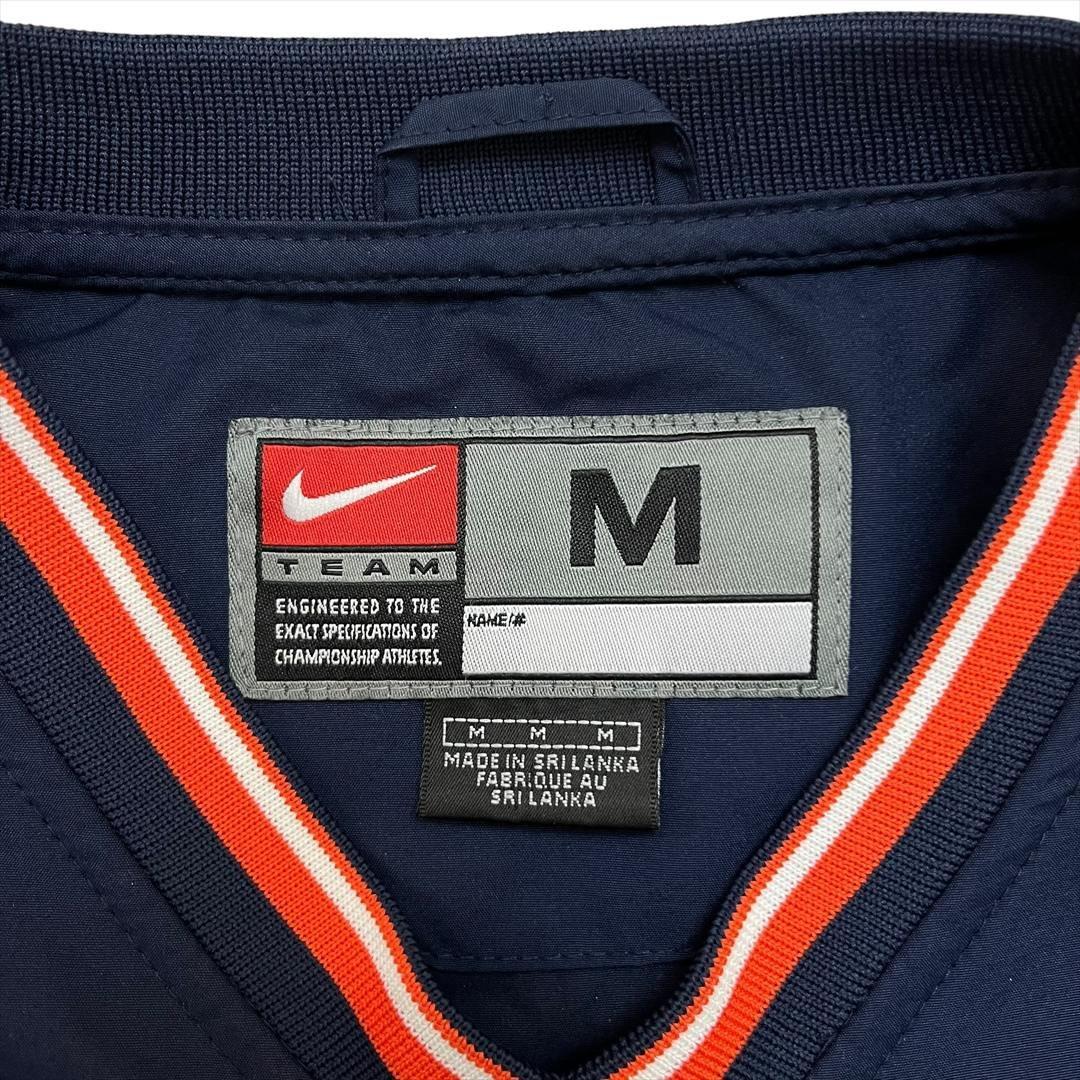 NIKE バージニア カレッジロゴ プルオーバー ピステ 古着 メンズ M