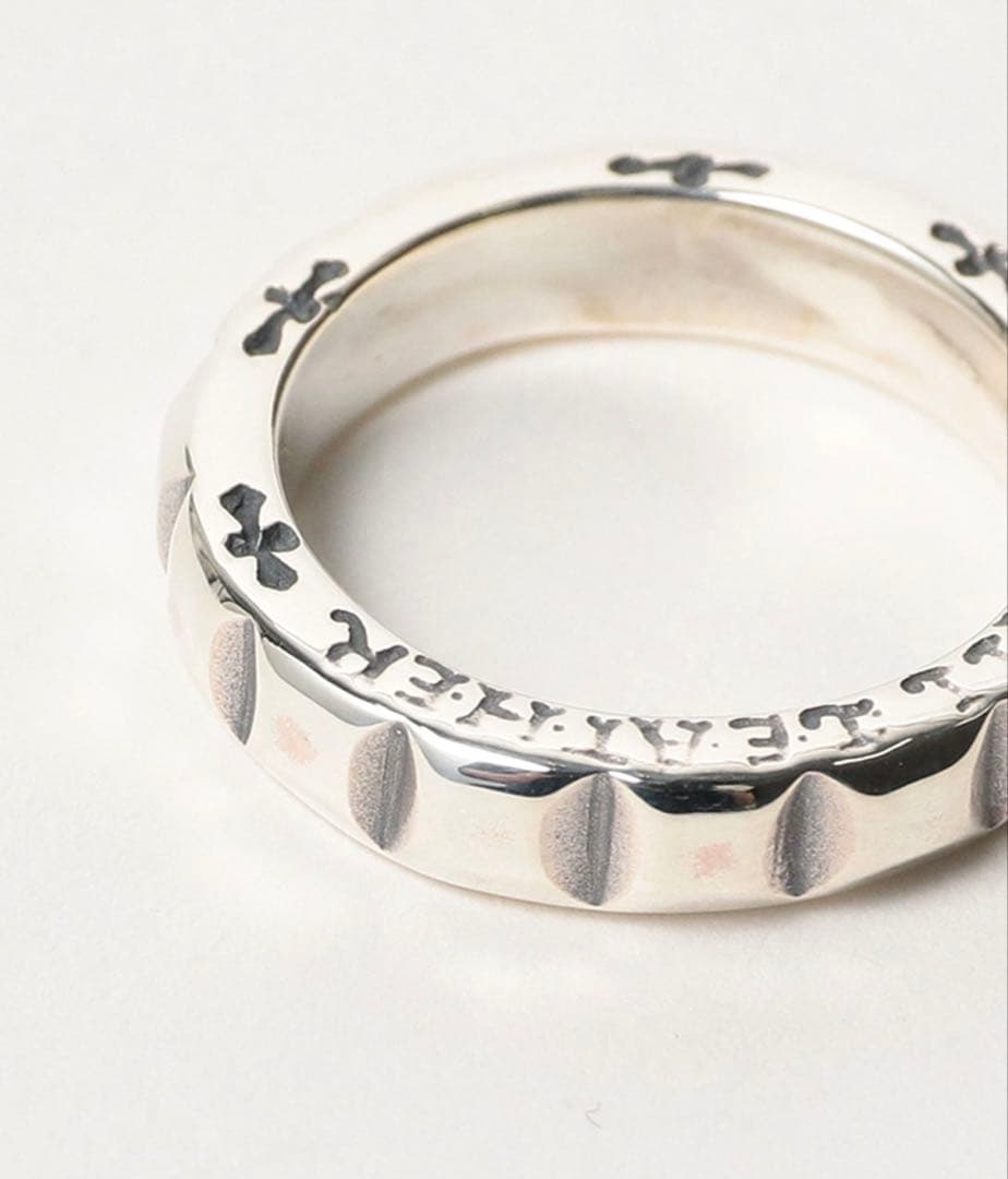 Bill Wall Leather フェイステッド リング US-9サイズ