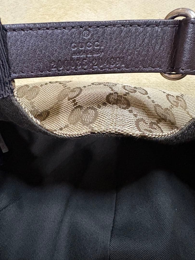 GUCCI GGパターン キャンバス ベースボールキャップ cap Sサイズ