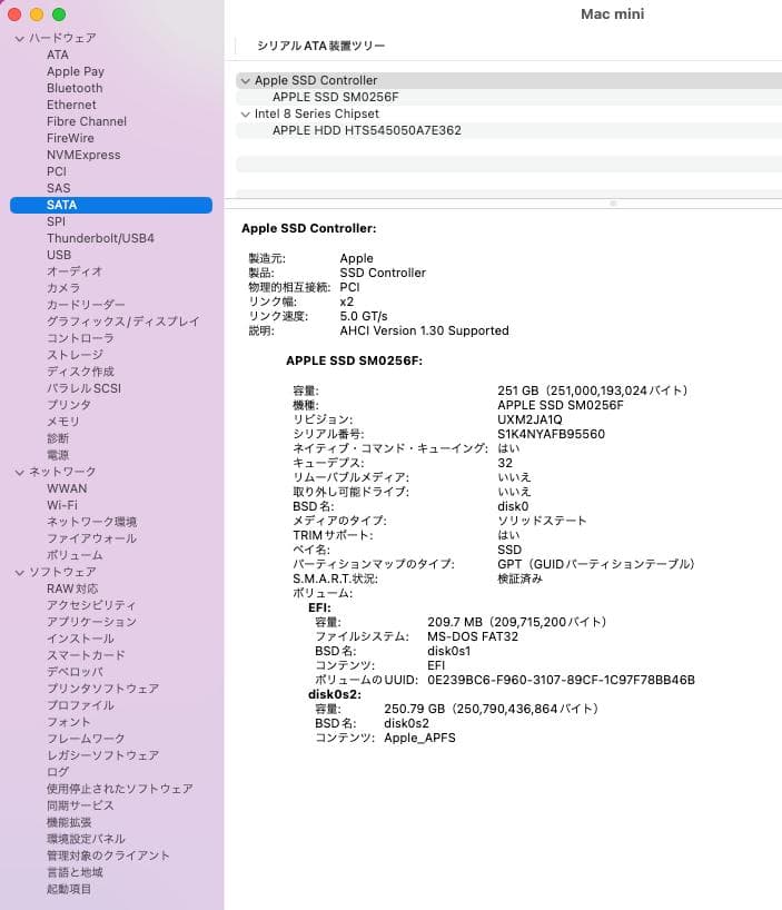 Macデスクトップ Mac mini 2014 i5