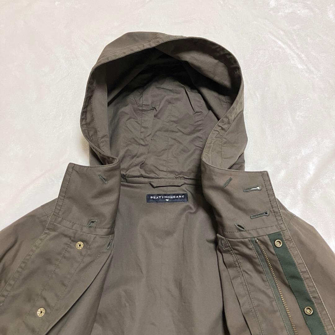 BEATING HEART モッズコート リアルファー ライナー付き 2way