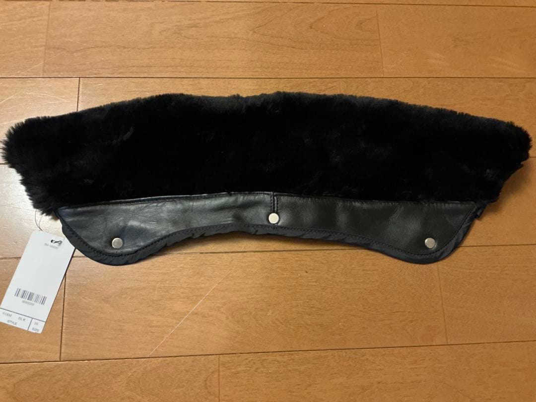 [新品未使用]　schott 襟ボア　618M サイズ36