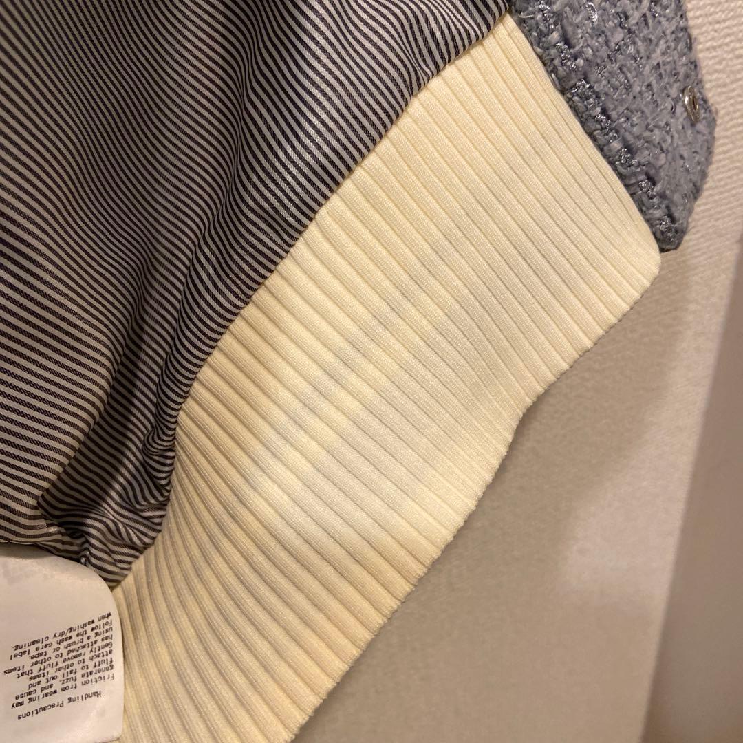 FURFUR ファーファ　バイカラーツイードスタジャン