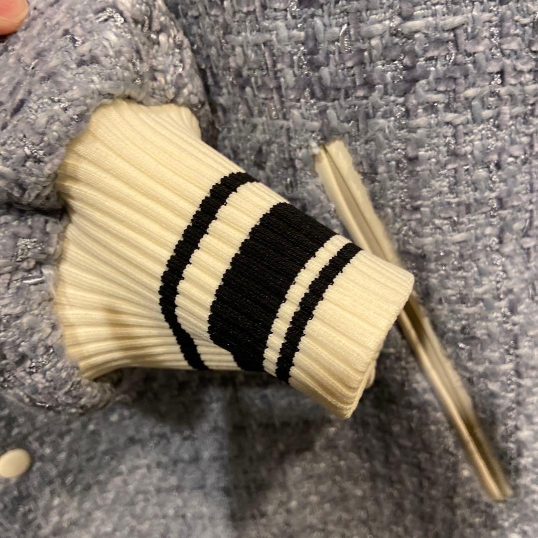 FURFUR ファーファ　バイカラーツイードスタジャン