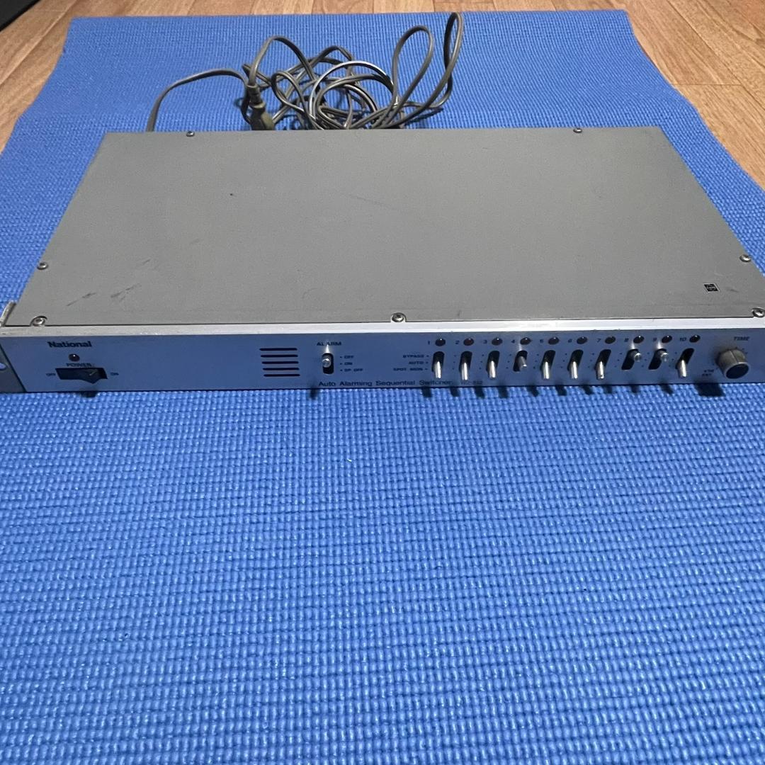 レア✨　パナソニック WJ-512 自動警報シーケンシャルスイッチャー