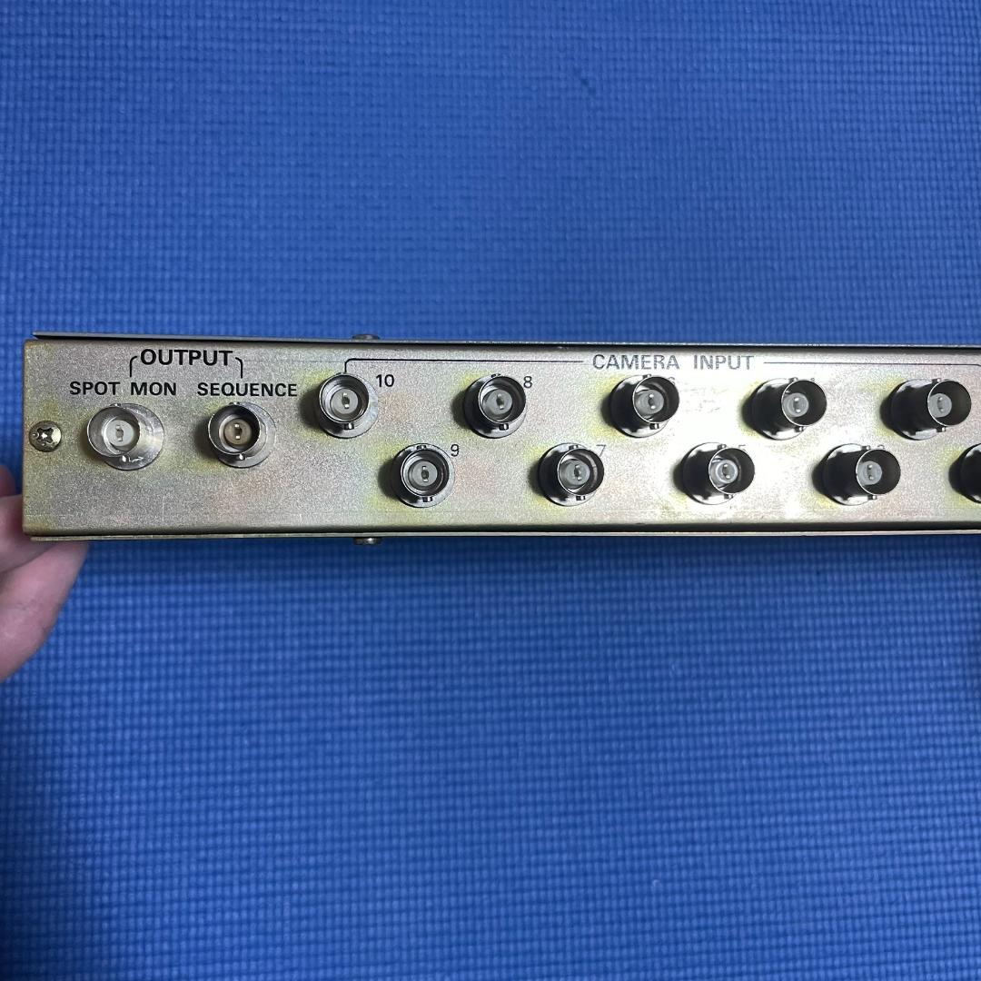 レア✨　パナソニック WJ-512 自動警報シーケンシャルスイッチャー