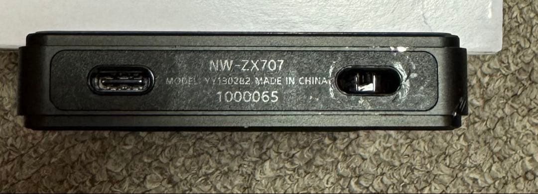 SONY NW-ZX707 64GB ポータブルプレーヤー