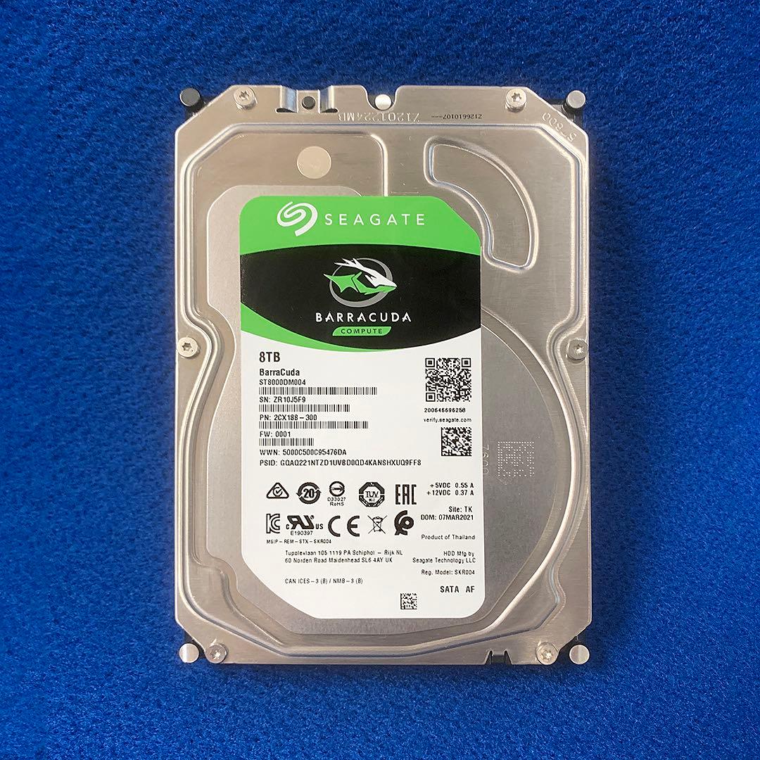 内蔵型ハードディスクドライブ Seagate ST8000DM004 8TB
