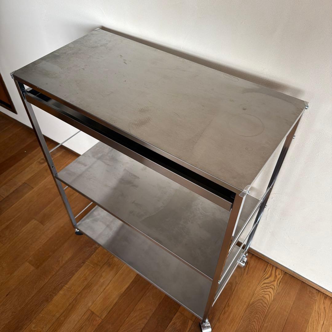 ステンレス作業台ワゴン 引き出し1杯タイプ 幅73.5cm　日本製