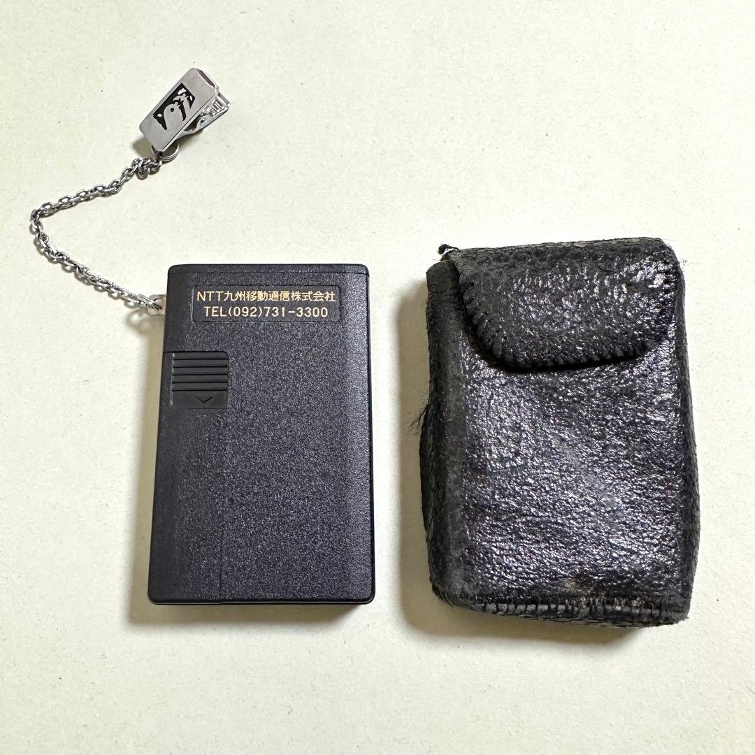 NTTポケベル 昭和レトロ M型 通電確認済 USED 美品