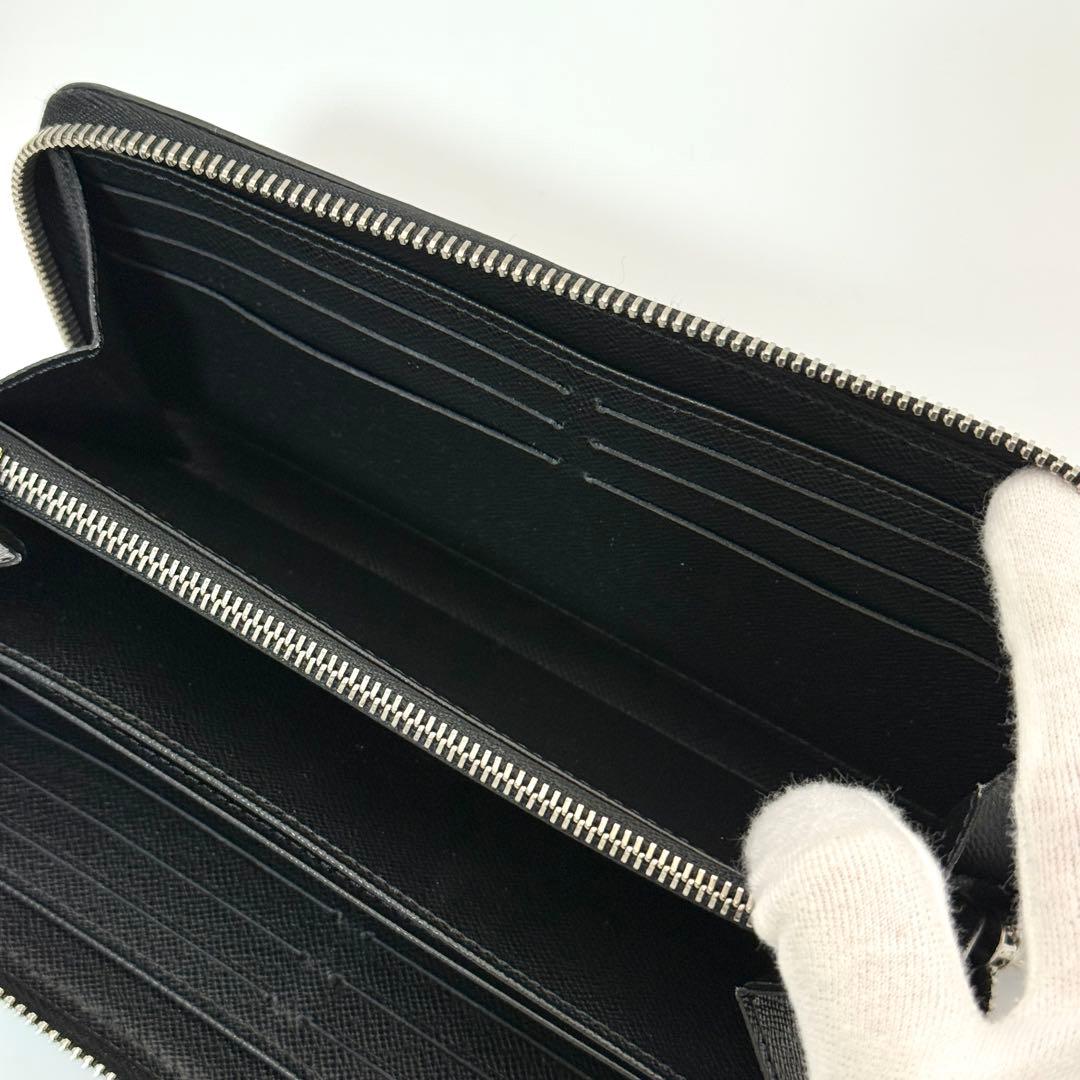 美品 ルイヴィトン エピ ジッピーウォレット 長財布 ラウンドジップ ブラック
