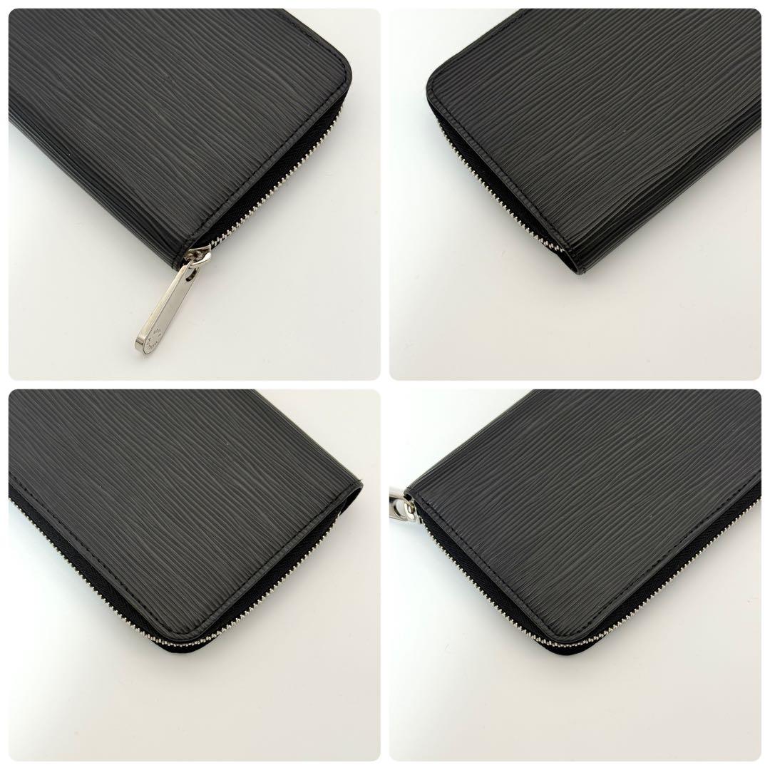 美品 ルイヴィトン エピ ジッピーウォレット 長財布 ラウンドジップ ブラック