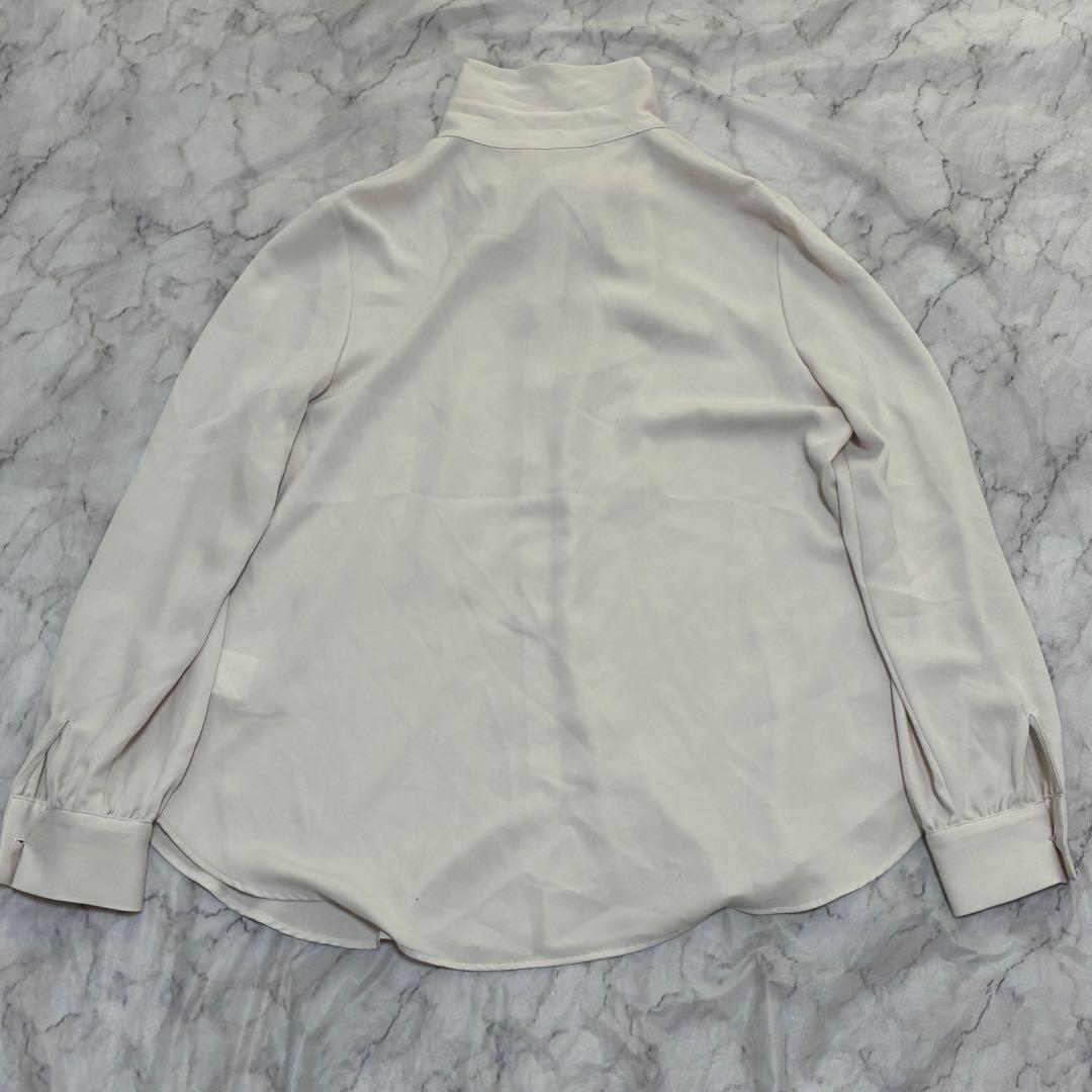 theory luxe 近年モデル ボウタイ オフホワイトHEAVY.PEARL