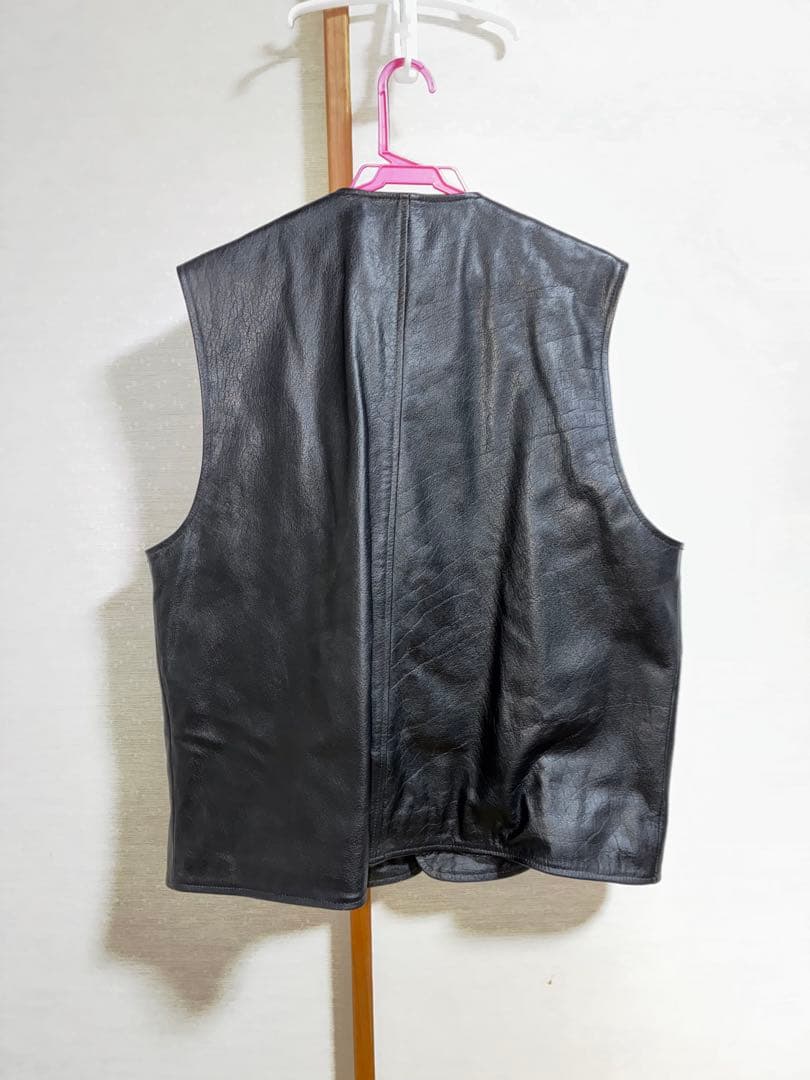 AT-DIRTY Jerkin Leather Vest XL おまけ付き