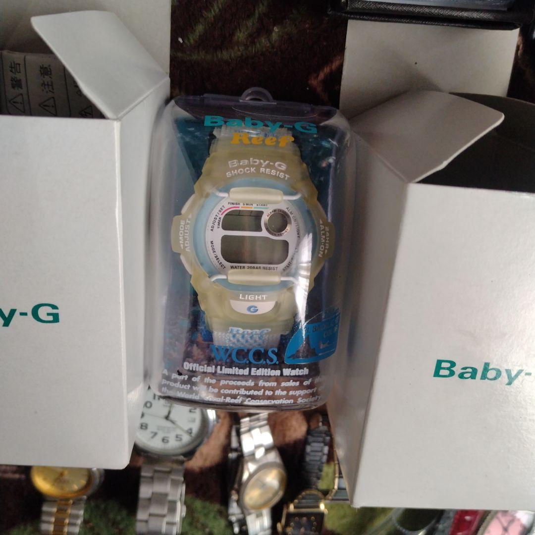 ジャンクから新品までBaby-G 他デジタル腕時計セット 複数30点以上