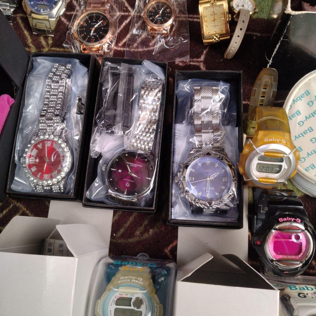 ジャンクから新品までBaby-G 他デジタル腕時計セット 複数30点以上