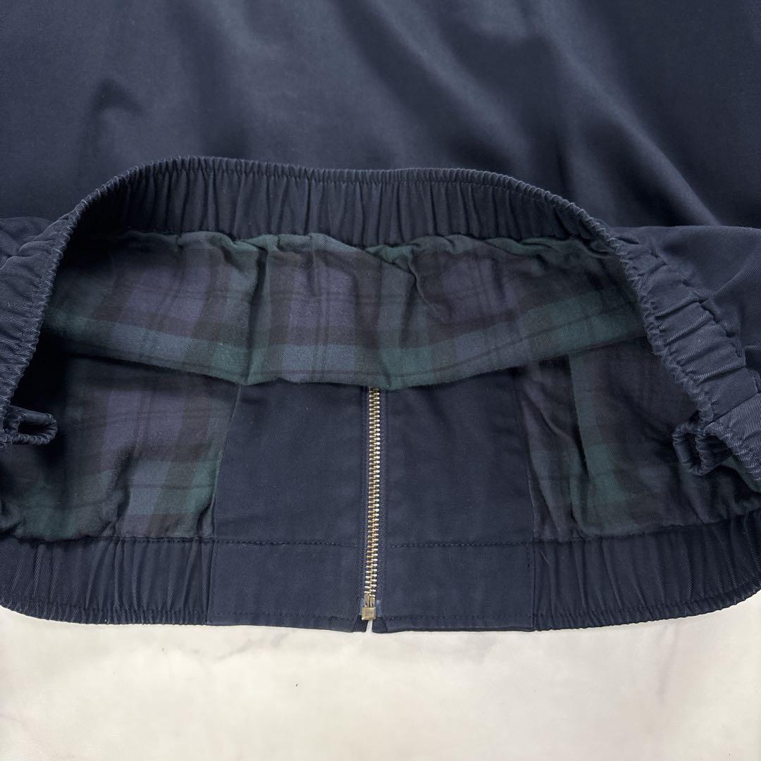 ポロラルフローレン スイングトップ ナス紺 XL ブラックウォッチ 裏地チェック