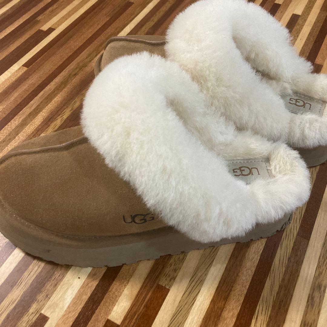 UGG ムートンスリッパ　Disquette CHESTNUT