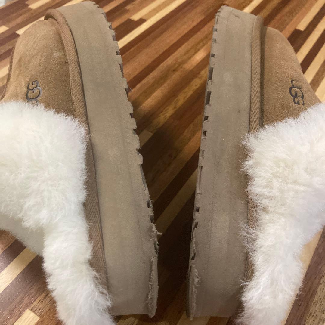 UGG ムートンスリッパ　Disquette CHESTNUT