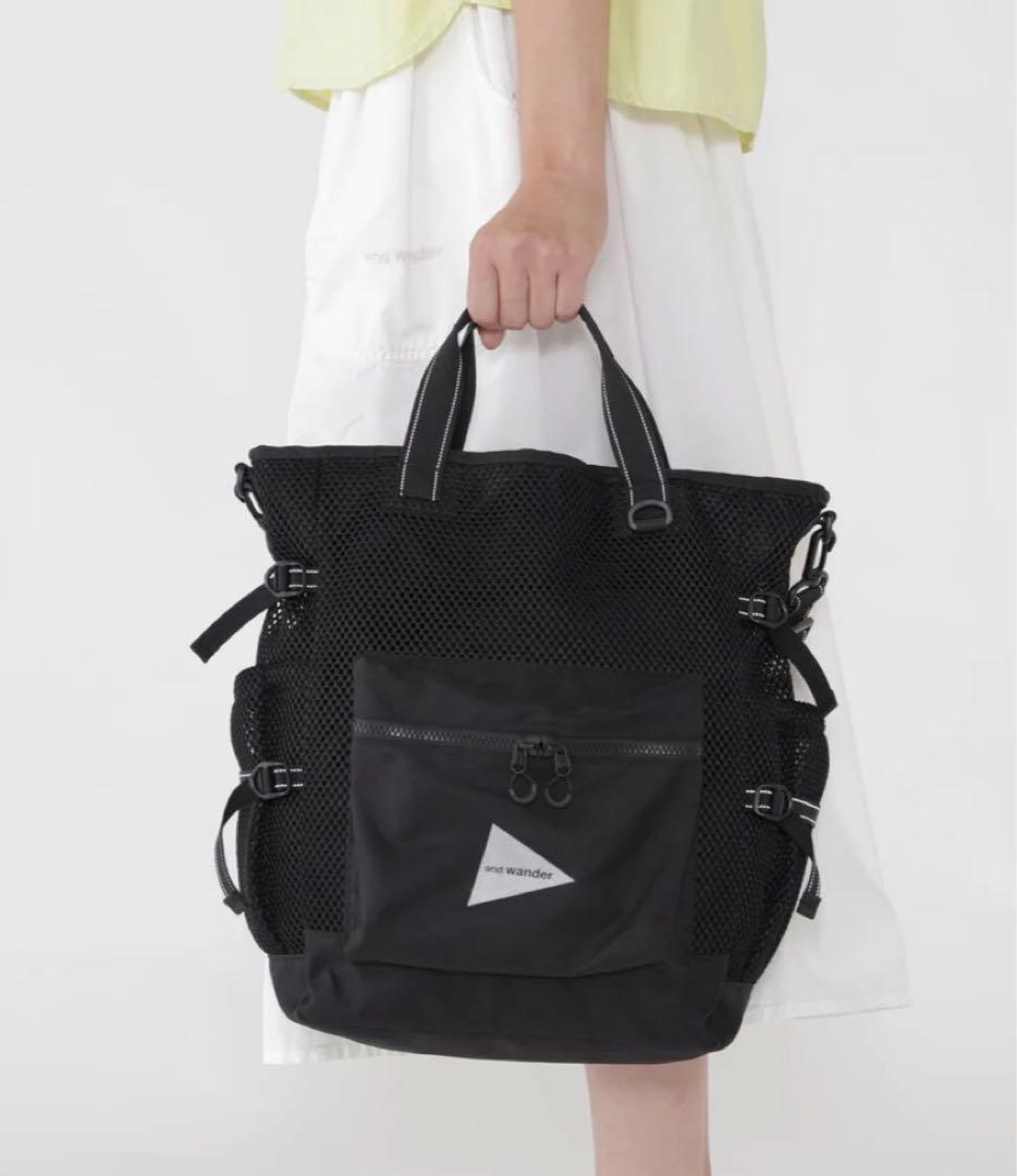 【GRAVITYさん専用】アンドワンダー 3D mesh 2way トートバッグ