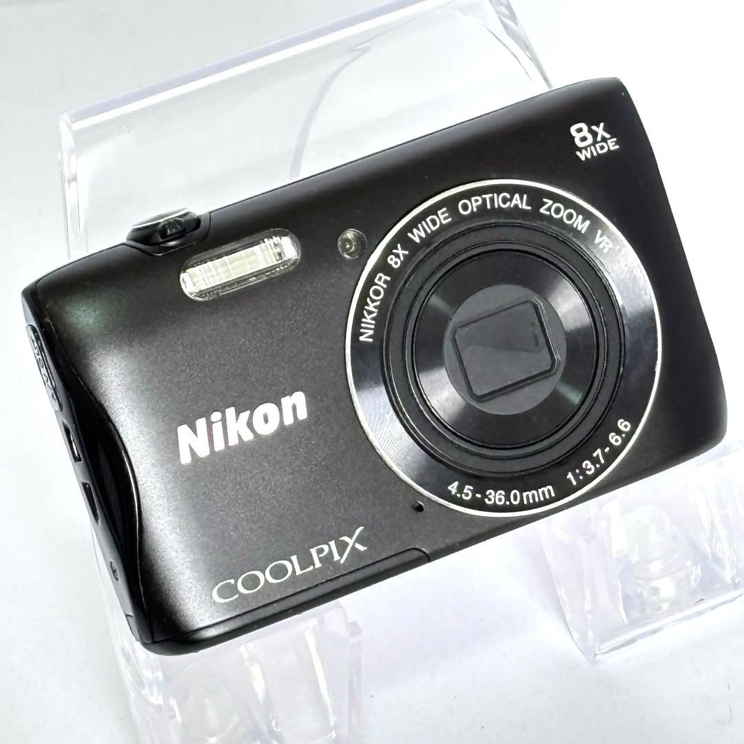 【美品】Nikon coolpix S3700 ニコン　デジカメ　SDカード付
