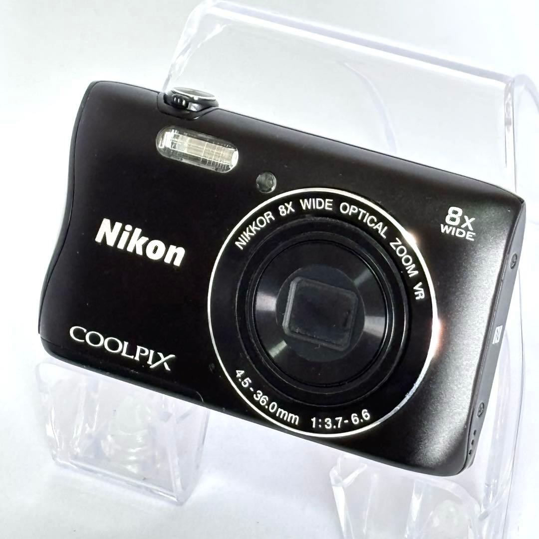 【美品】Nikon coolpix S3700 ニコン　デジカメ　SDカード付