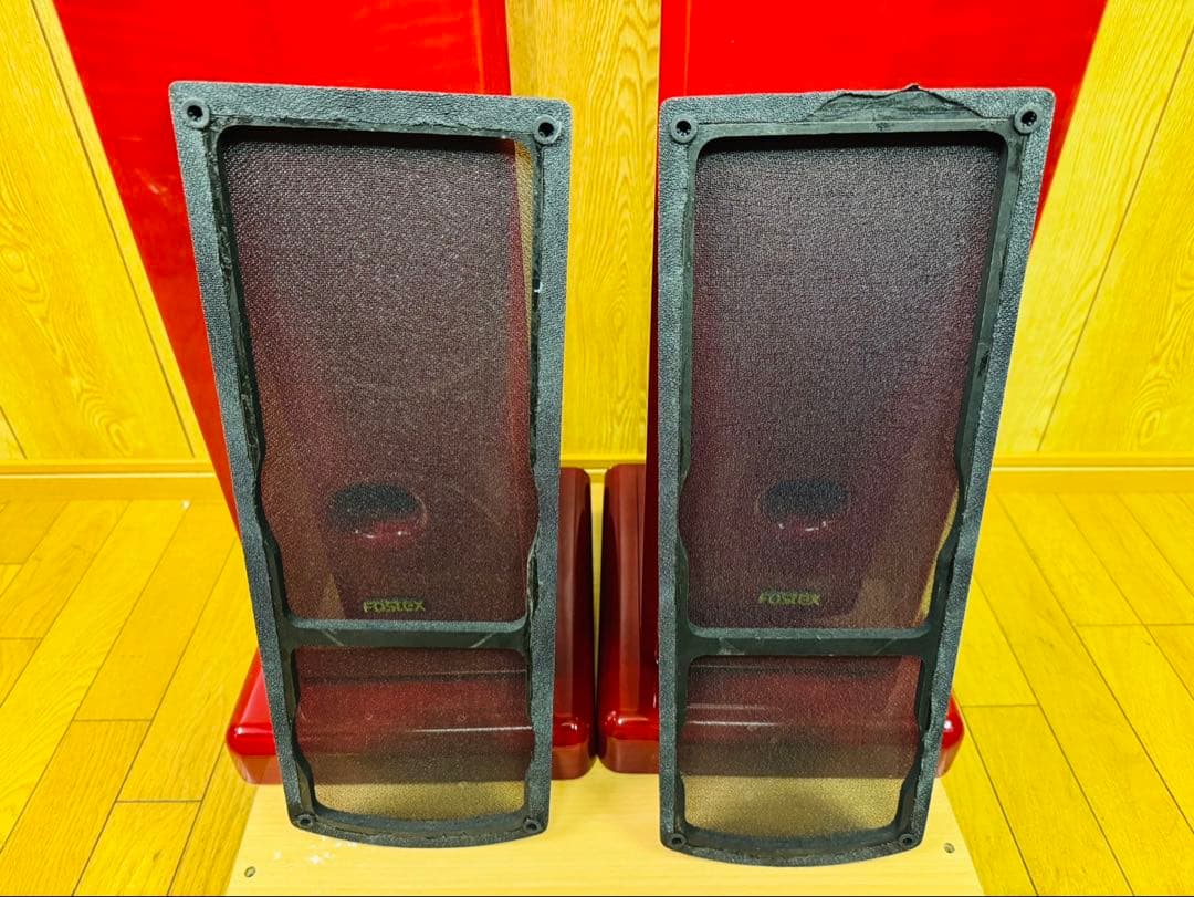 Fostex フォステクス ペアスピーカー G1302 　レッド