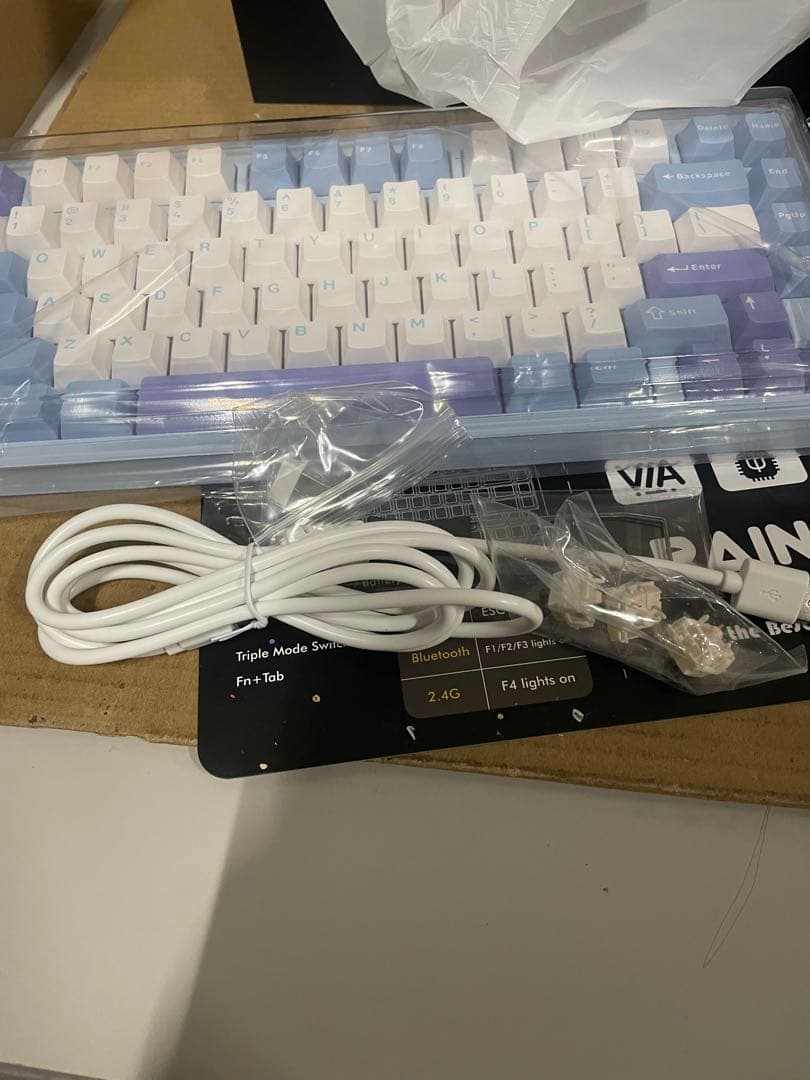 WOBKEY Rainy 75キーボード(Pro系モデル ブルーPro)