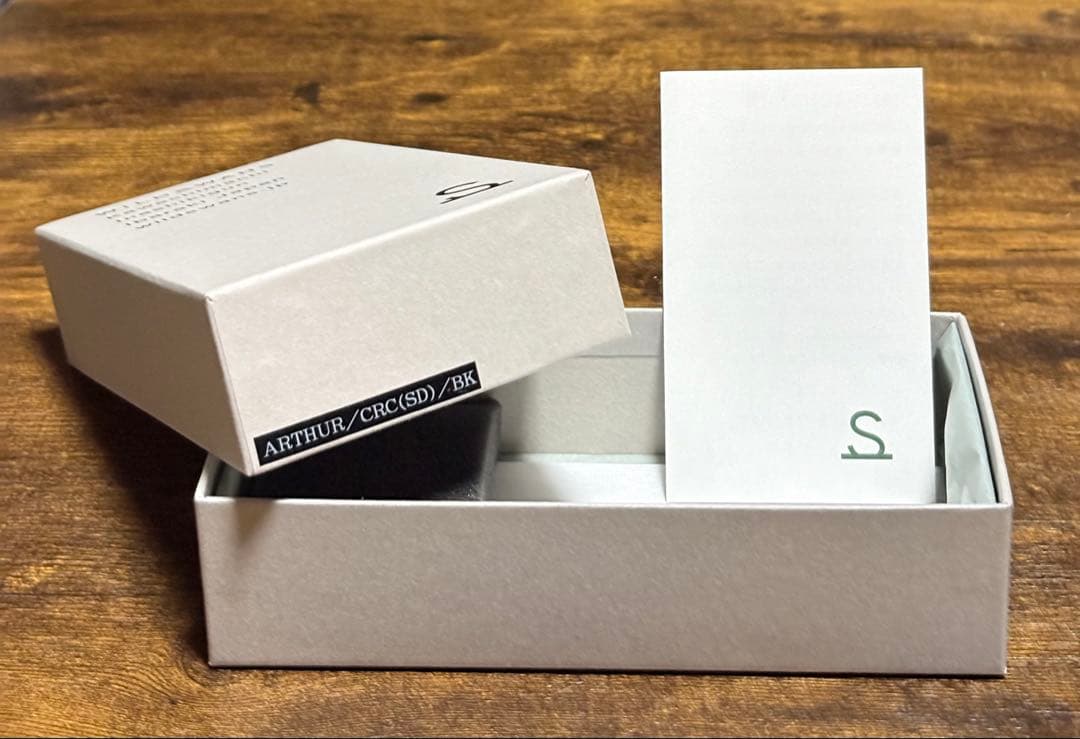 最終値下げ　WILDSWANS ARTHUR CROCODILE BLACK